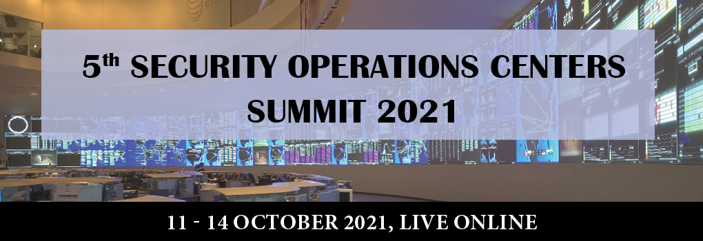 5th Security Operations Centers Summit 2021